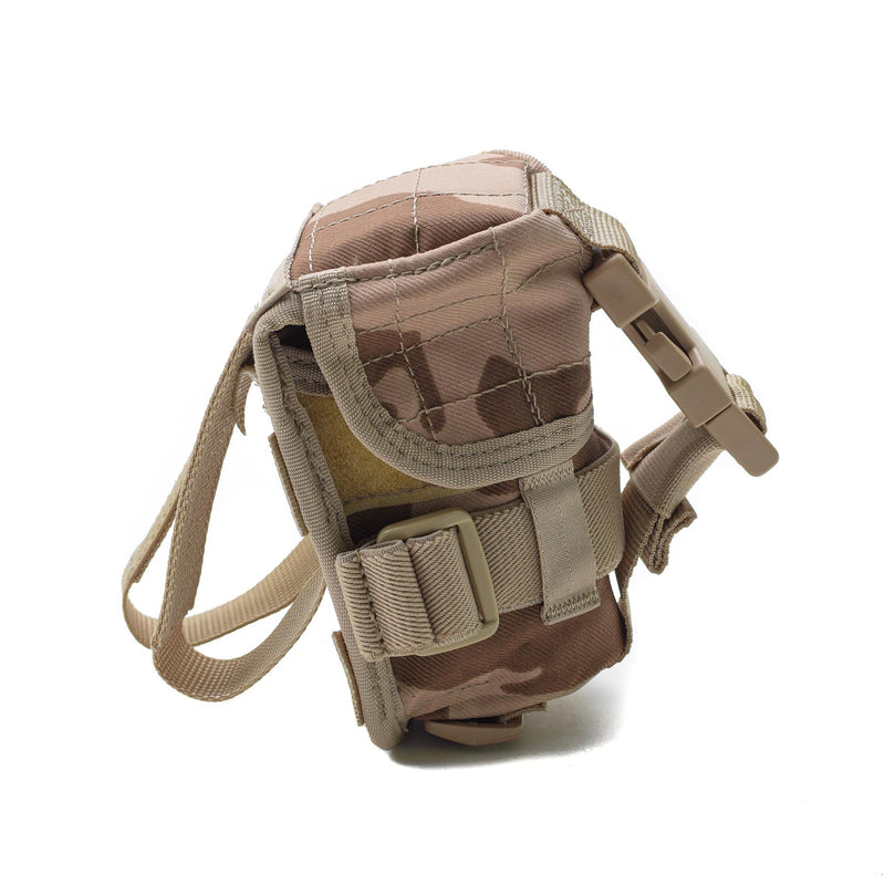 Original Tjeckien Military Grenade Pouch Molle Buckle Tactical Desert Camo