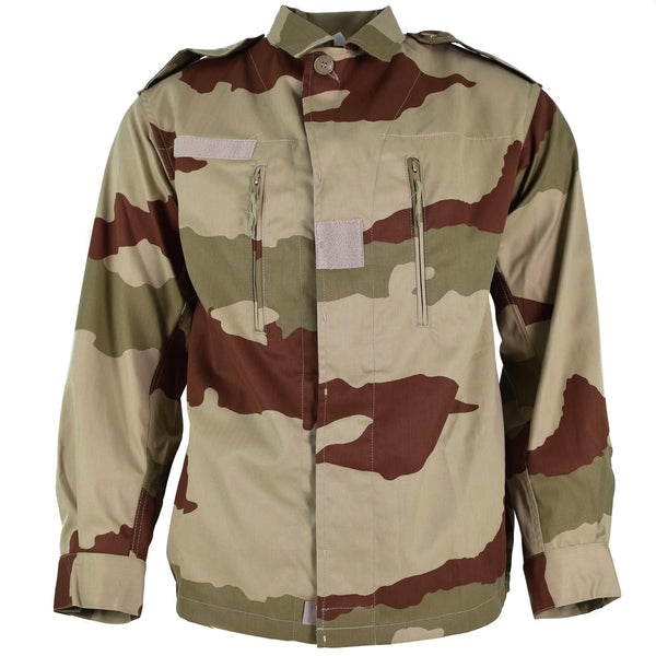 Äkta French Army F2 Jacket Desert Camouflage France Militäröverskottsfrågan