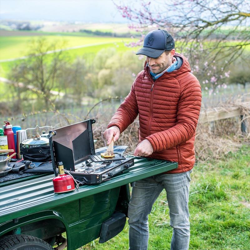 Primus Tupike Outdoor Spise Dual Gas Burner Portable Camping Vandle Griddle