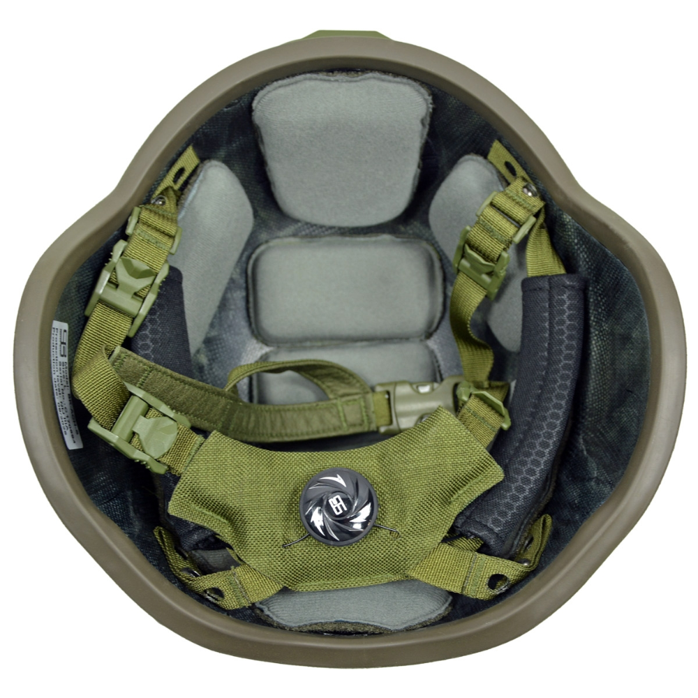 Šestan-Busch BK-ACH fullskuren modern ballistisk hjälm nivå IIIA NVG sidoskenor