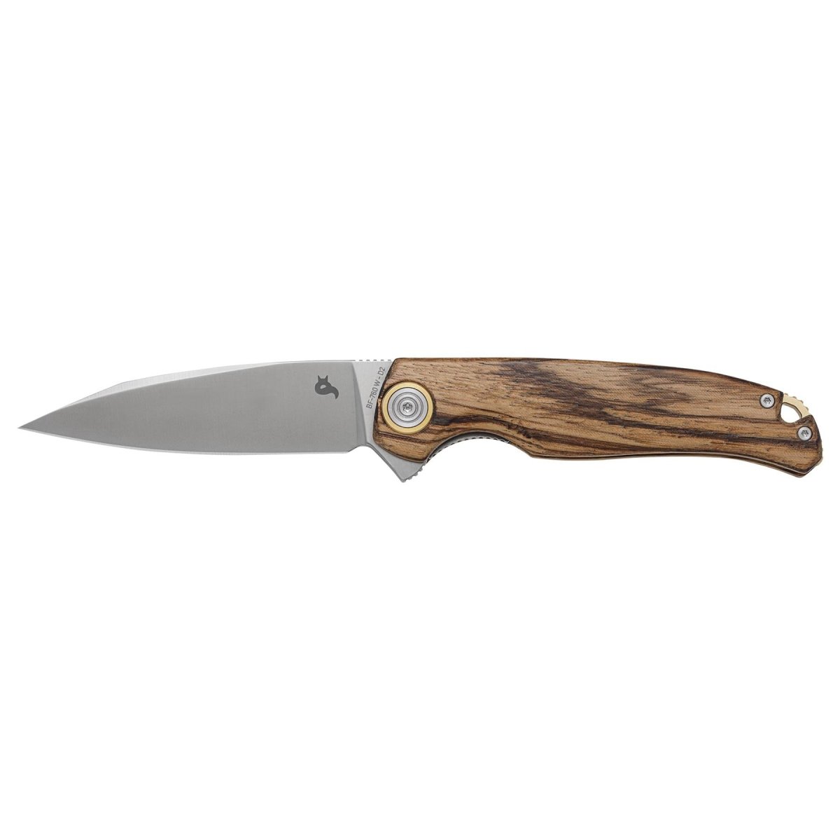 Rävknivar ARGUS fällbar fickkniv Drop Point 59-61 HRC Rostfritt stål D2