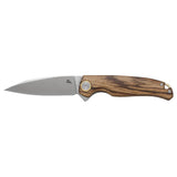 Rävknivar ARGUS fällbar fickkniv Drop Point 59-61 HRC Rostfritt stål D2