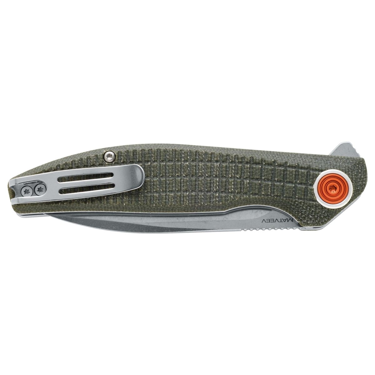 Rävknivar ARTIA BF-765 OD fällbar fickkniv Drop Point Rostfritt stål D2