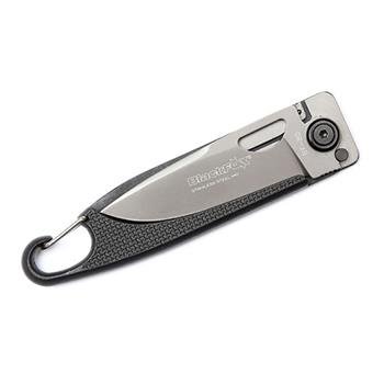 Fox Knives Märke Baroni fällkniv titanbelagd 440 stål zytel svart handtag