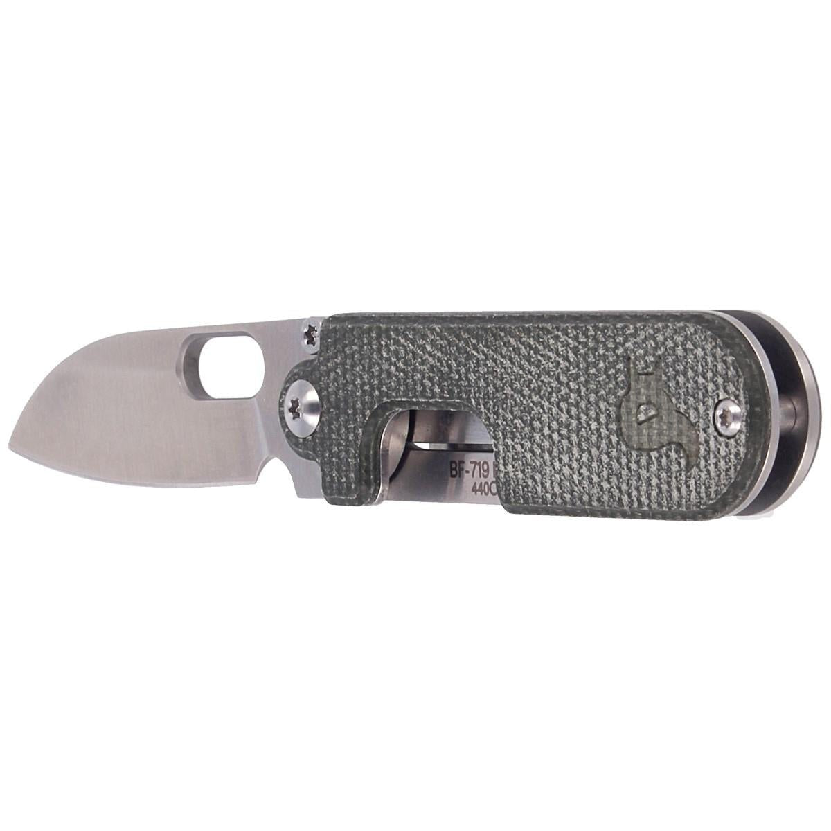 Fox Knives Brand BEAN GEN2 vikbar fickkniv satinbelagd 440C rostfritt stål
