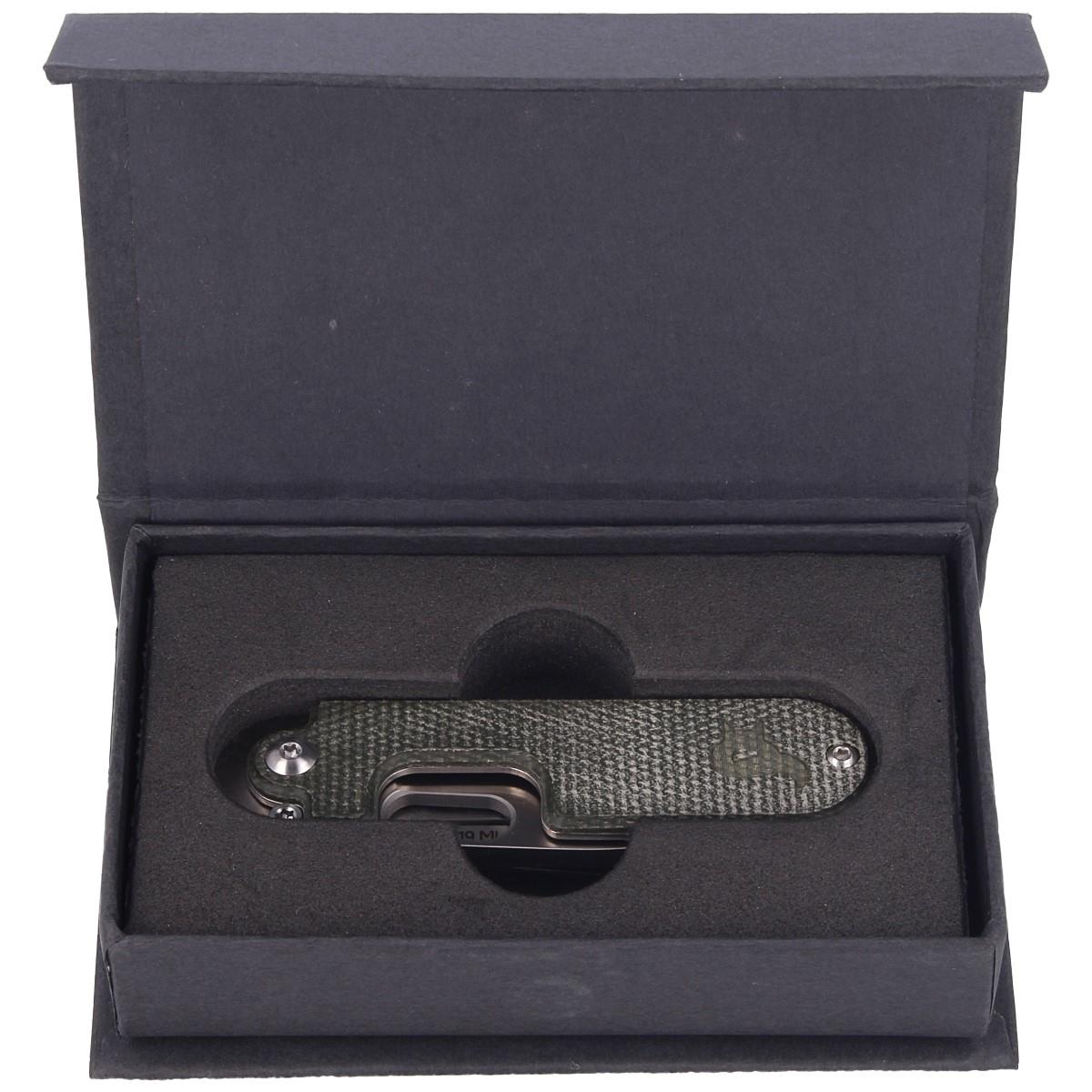 Fox Knives Brand BEAN GEN2 vikbar fickkniv satinbelagd 440C rostfritt stål