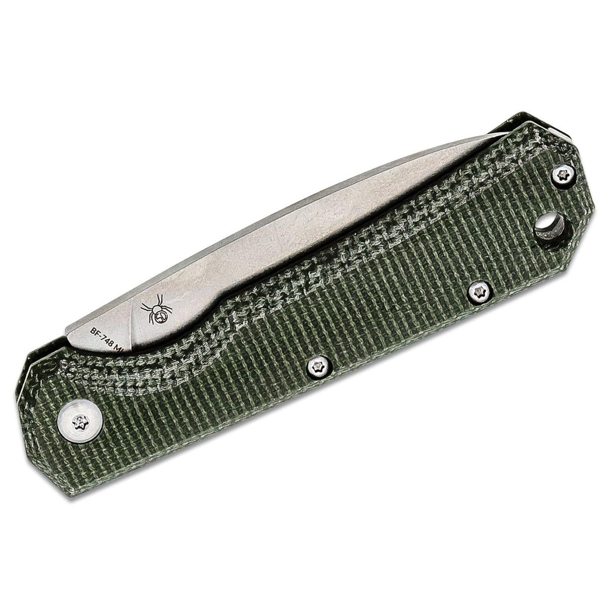 Fox Knives Märke CIOL vikkniv satinrock rostfritt stål 440C Micarta handtag