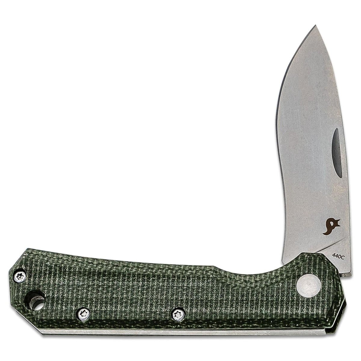 Fox Knives Märke CIOL vikkniv satinrock rostfritt stål 440C Micarta handtag