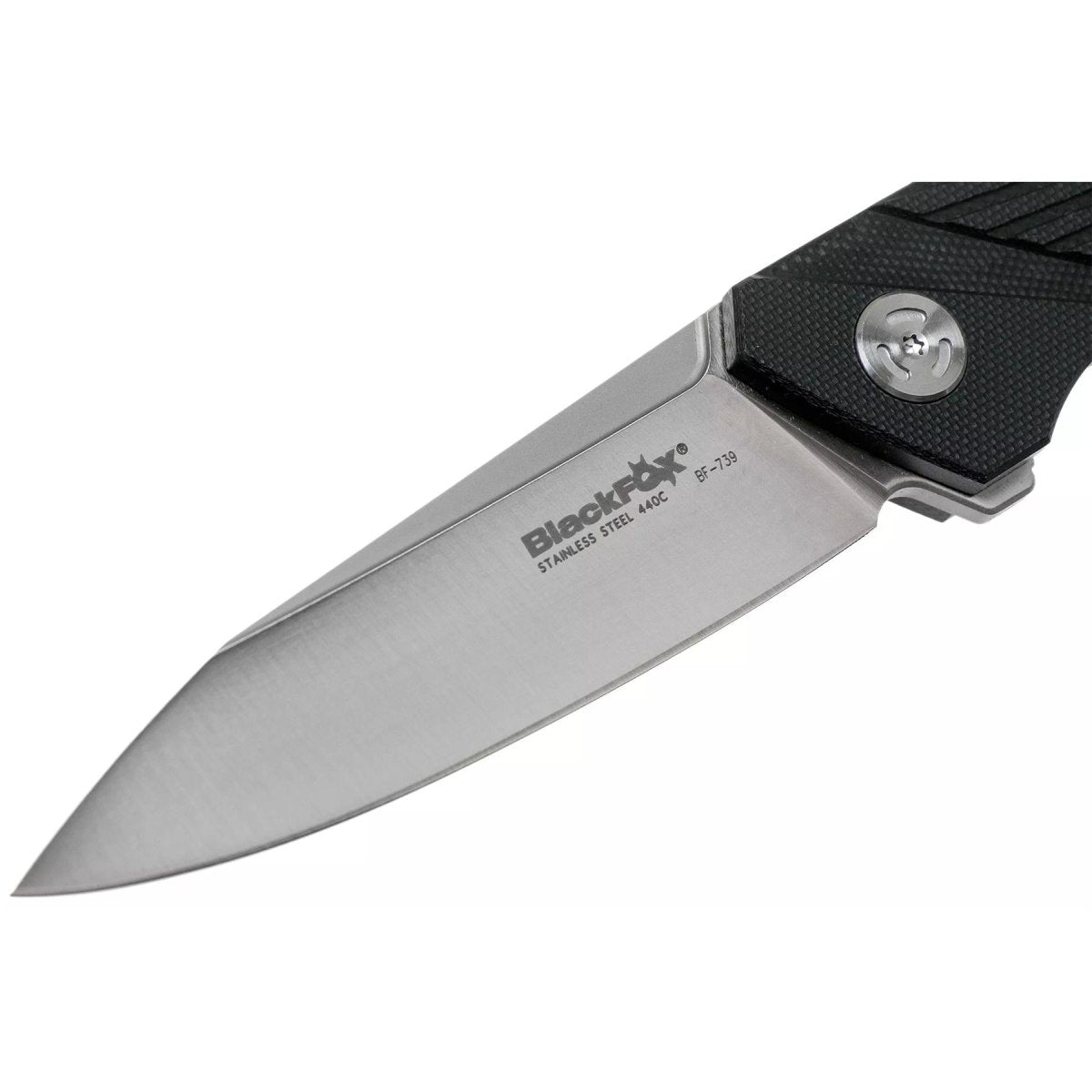 Fox Knives Märke vikbar fickkniv METROPOLIS rostfritt stål 440C satinbelagd