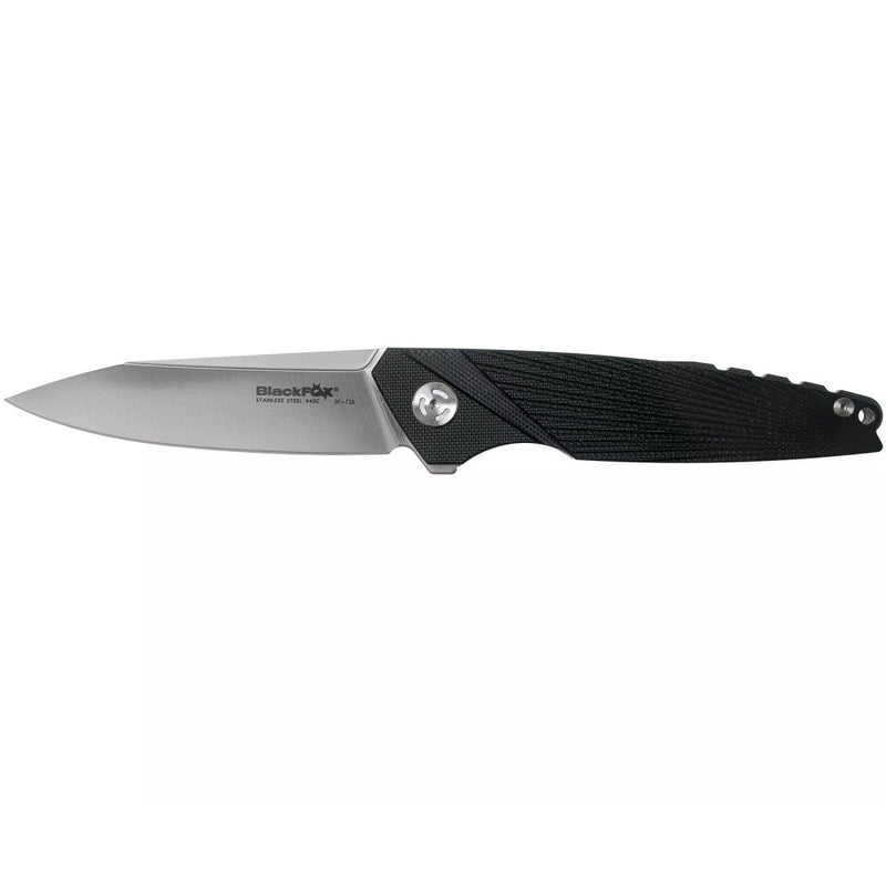 Fox Knives Brand folding pocket knife METROPOLIS stainless steel 440C satin coated - GoMilitar