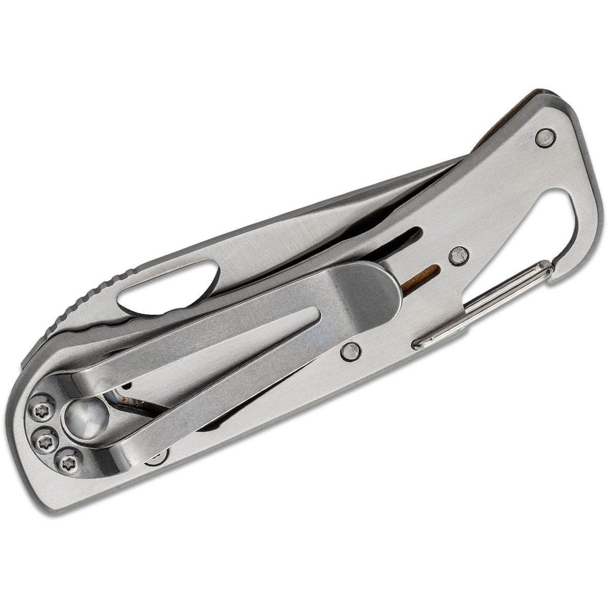 Fox Knives Märke vikbar fickkniv trähandtag satinbelagd 440 rostfritt stål