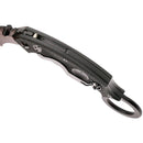 Fox Knives Märke Italien Chiropteka Fällkniv Karambit rostfritt stål svart