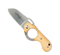 Fox Knives Brand Italy Elite fällkniv i rostfritt stål olivträ handtag