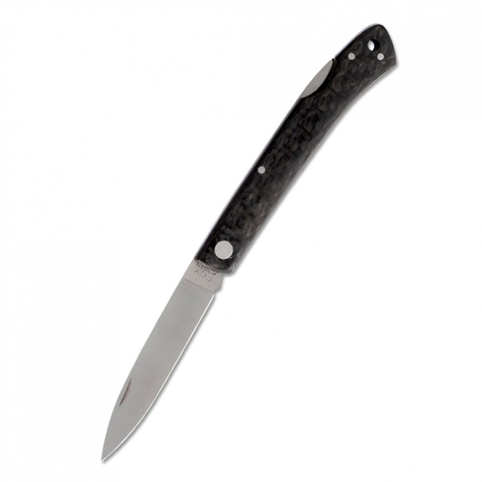 Fox Knives Brand Italy fällkniv rostfritt stål 440C Kolfiberhandtag - GoMilitar