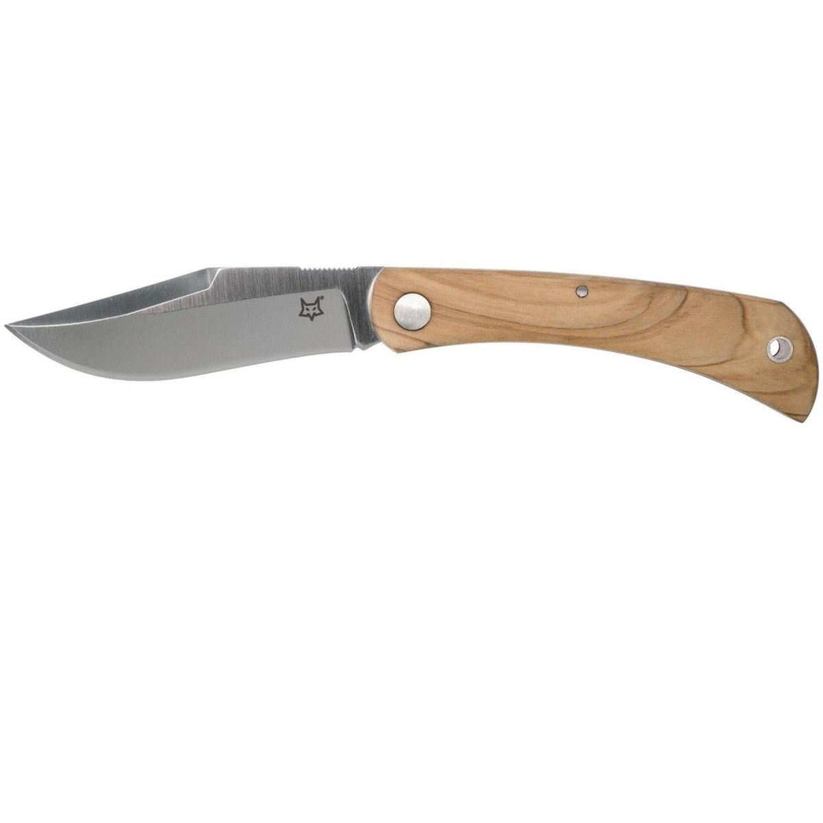 Fox Knives Märke Italien LIBAR fällkniv rostfritt stål M390 Olivträ skaft