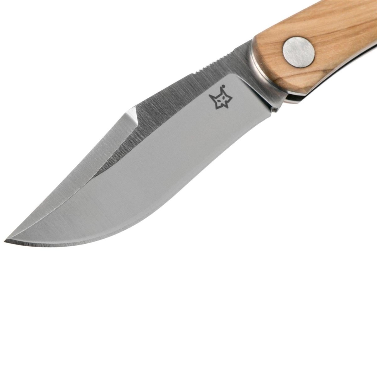 Fox Knives Märke Italien LIBAR fällkniv rostfritt stål M390 Olivträ skaft