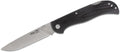 Fox Knives Märke Italien modell 500 svart fällbar fickkniv i rostfritt stål