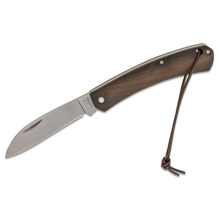 Fox Knives Märke Italien Segling fällkniv rostfritt stål ziricote trähandtag - GoMilitar