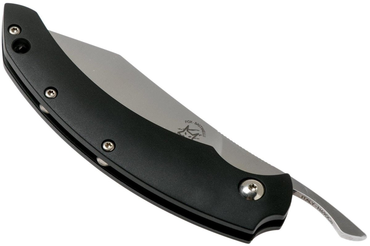 Fox Knives Märke Italien SLIM DRAGOTAC Fickkniv rostfritt stål Svart