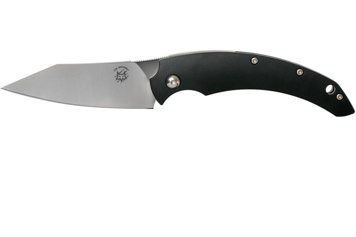 Fox Knives Märke Italien SLIM DRAGOTAC kniv med fast blad i rostfritt stål Svart - GoMilitar