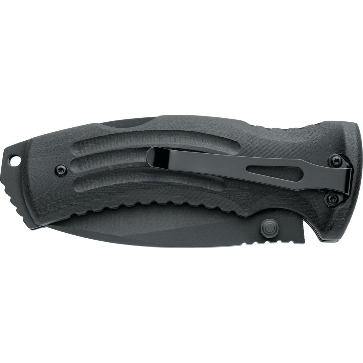 Fox Knives Märke KUMA fällkniv titanbelagd rostfritt stål 440 G10 handtag