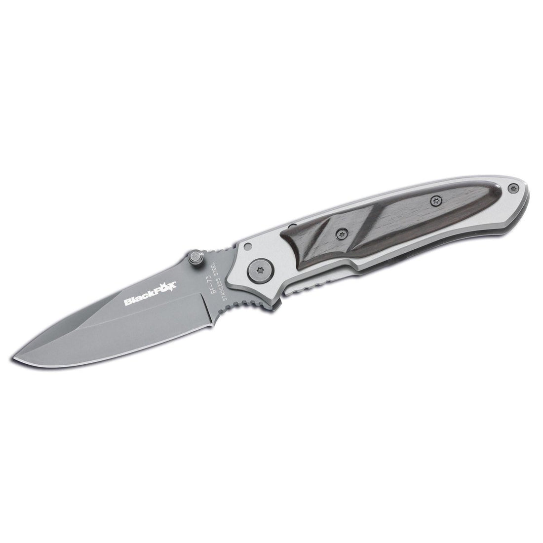 Fox Knives Brand fickkniv vikbar titan belagd 440 rostfritt svart trä