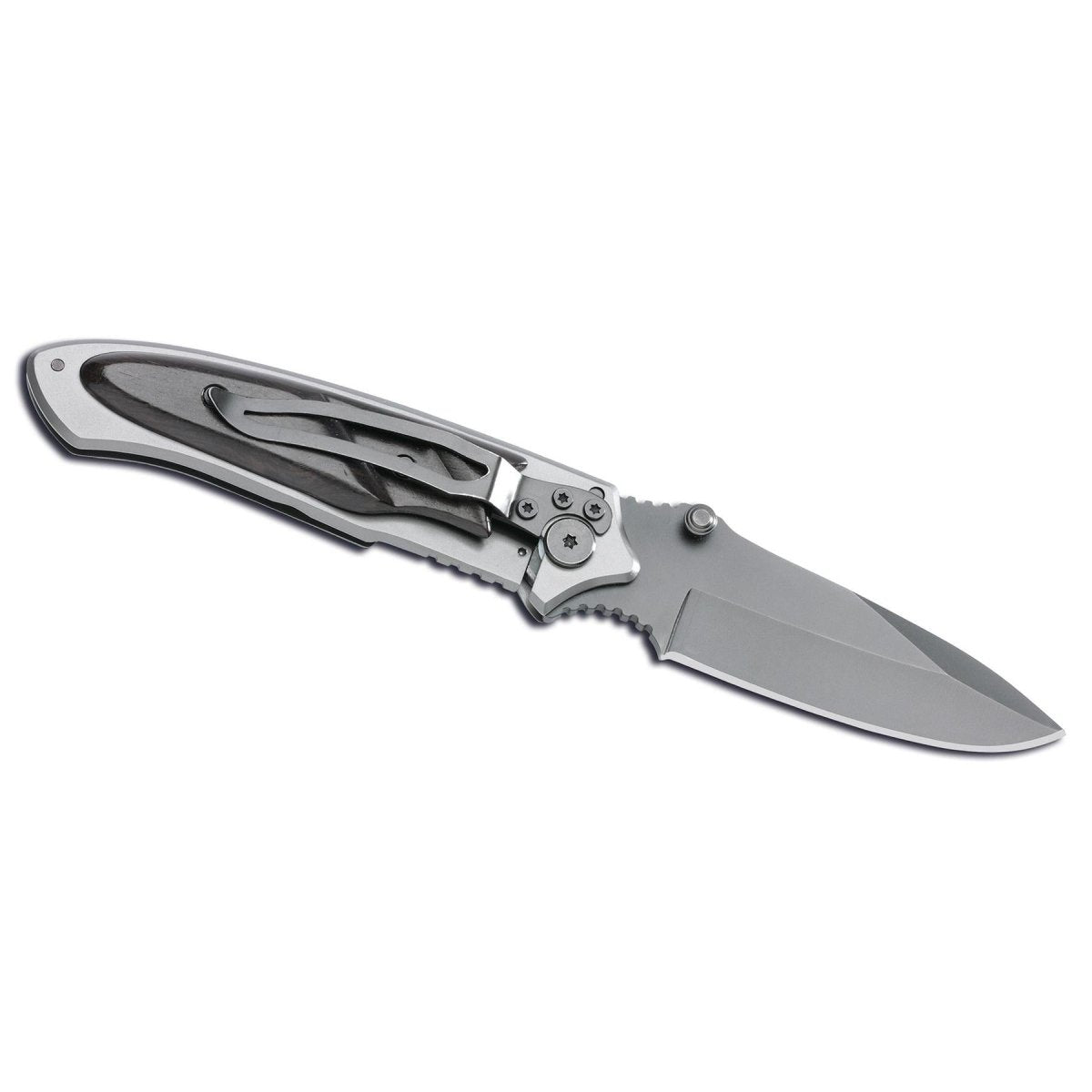 Fox Knives Brand fickkniv vikbar titan belagd 440 rostfritt svart trä