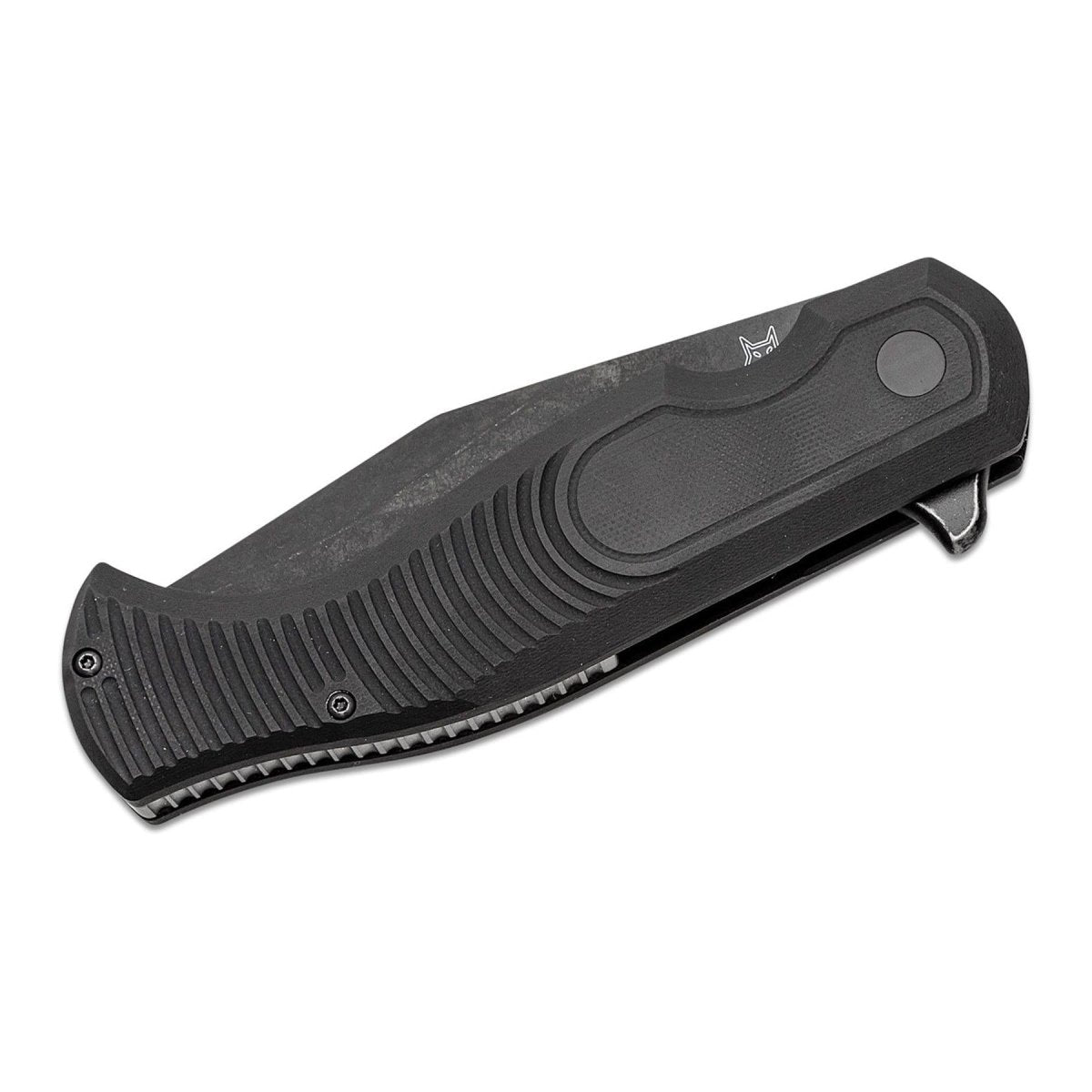 Fox Knives EASTWOOD TIGER Fickkniv höghastighets D2 stål G10 svart taktisk