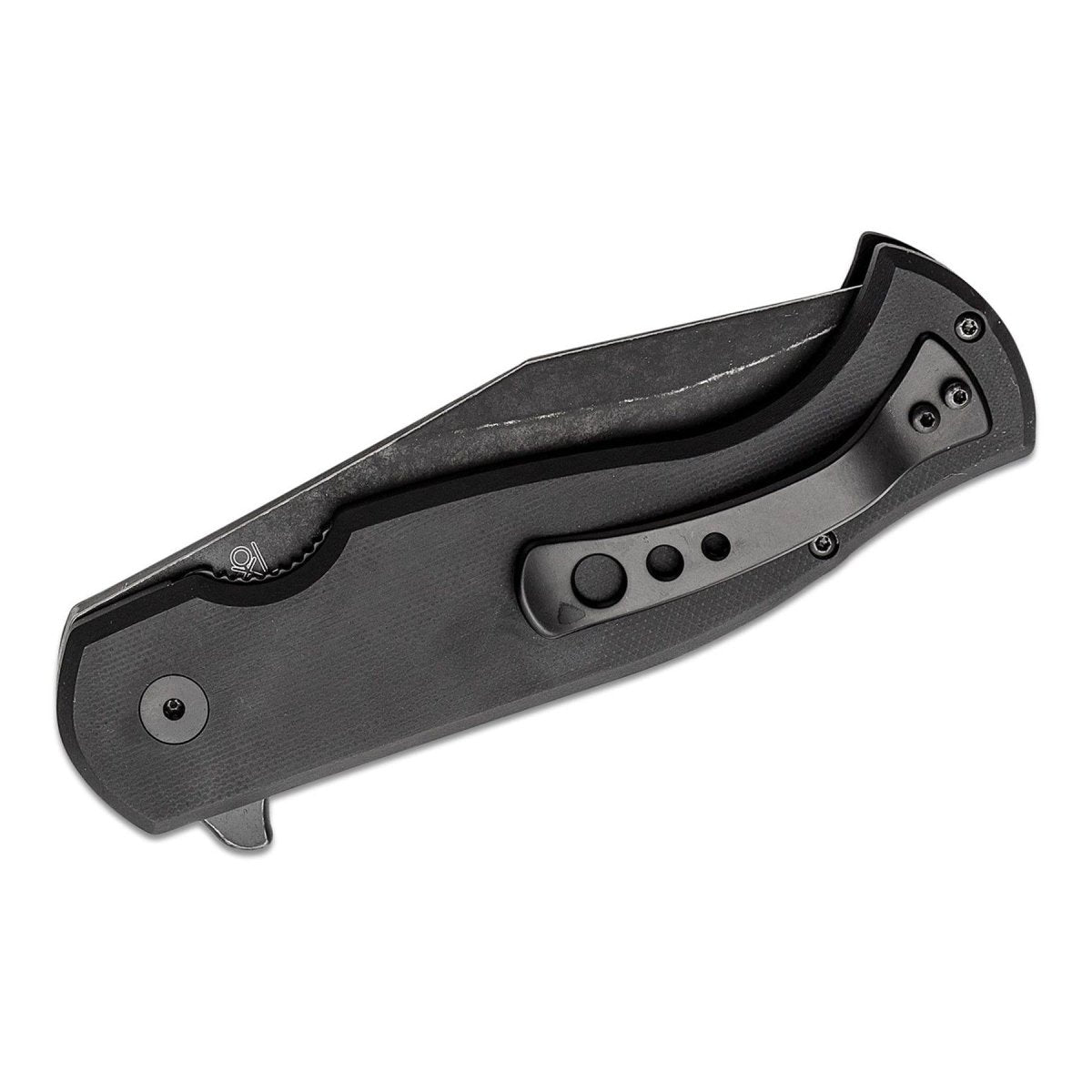 Fox Knives EASTWOOD TIGER Fickkniv höghastighets D2 stål G10 svart taktisk