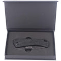 Fox Knives ECHO 1 fällbar fickkniv svart Idroglider stone wash beläggning