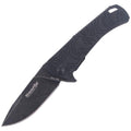 Fox Knives ECHO 1 fällbar fickkniv svart Idroglider stone wash beläggning