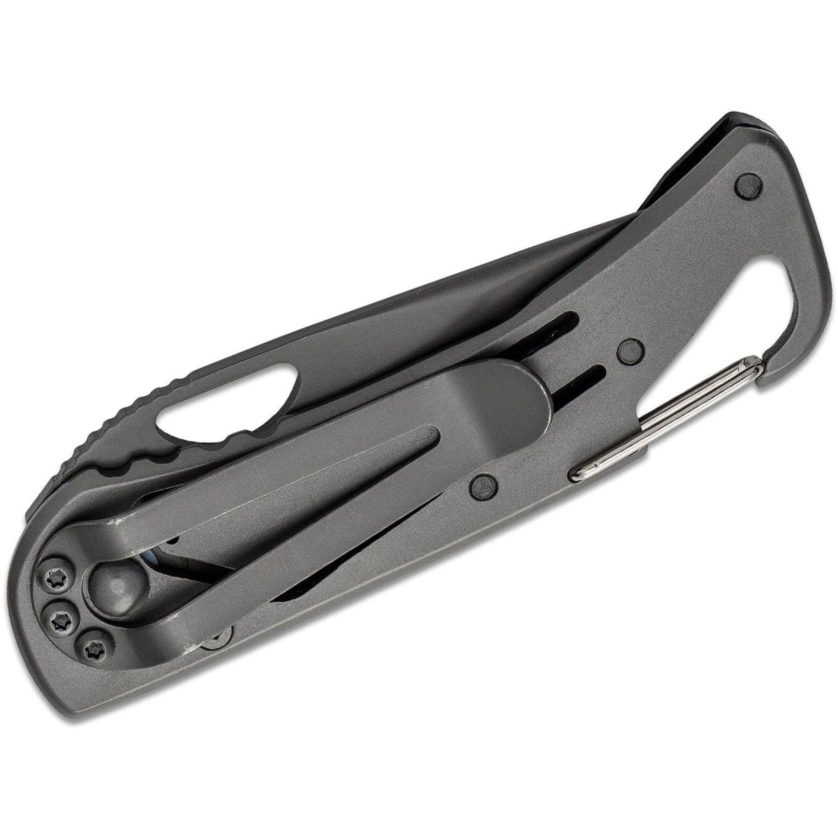 Fox Knives fällkniv svart titanbelagd 440 stål aluminium handtag