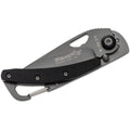 Fox Knives fällkniv svart titanbelagd 440 stål aluminium handtag