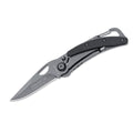 Fox Knives fällkniv svart titanbelagd 440 stål aluminium handtag