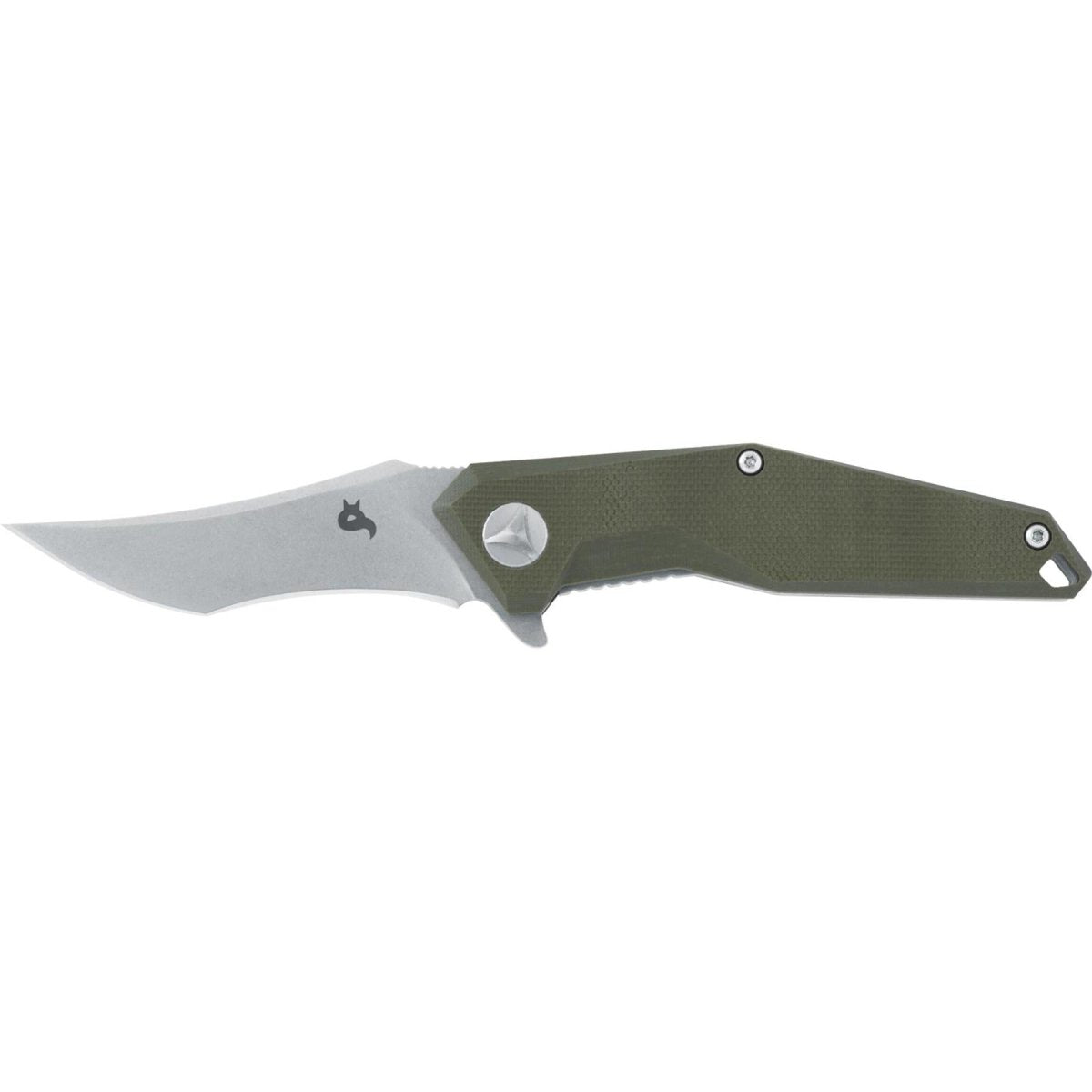 Rävknivar Rävknivar KRAVI SHAI Fickkniv 440C Stentvättad G10 Grön 2,76