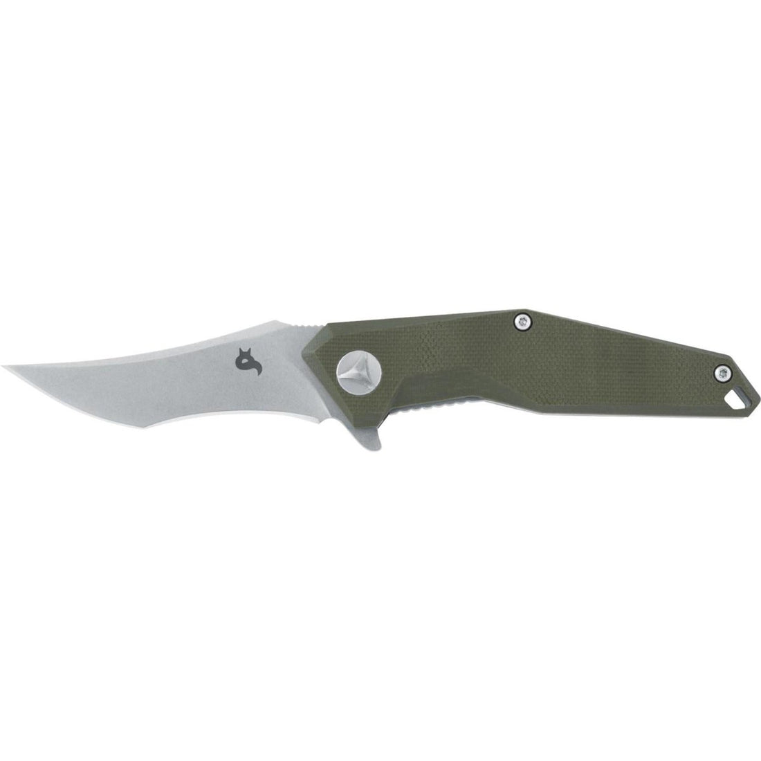 Rävknivar Rävknivar KRAVI SHAI Fickkniv 440C Stentvättad G10 Grön 2,76
