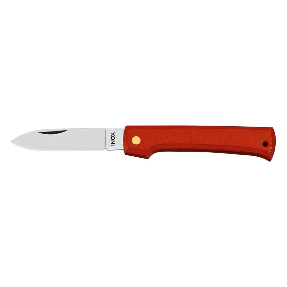 Fox Knives INOX Fickkniv Drop Point 420C rostfritt stål Nylonhandtag