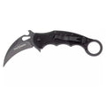 Fox Knives Karambit FX-479 fällbar minikniv N690C stål svart hydrogliderblad