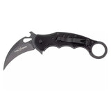 Fox Knives Karambit FX-479 fällbar minikniv N690C stål svart hydrogliderblad