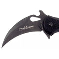 Fox Knives Karambit FX-479 fällbar minikniv N690C stål svart hydrogliderblad