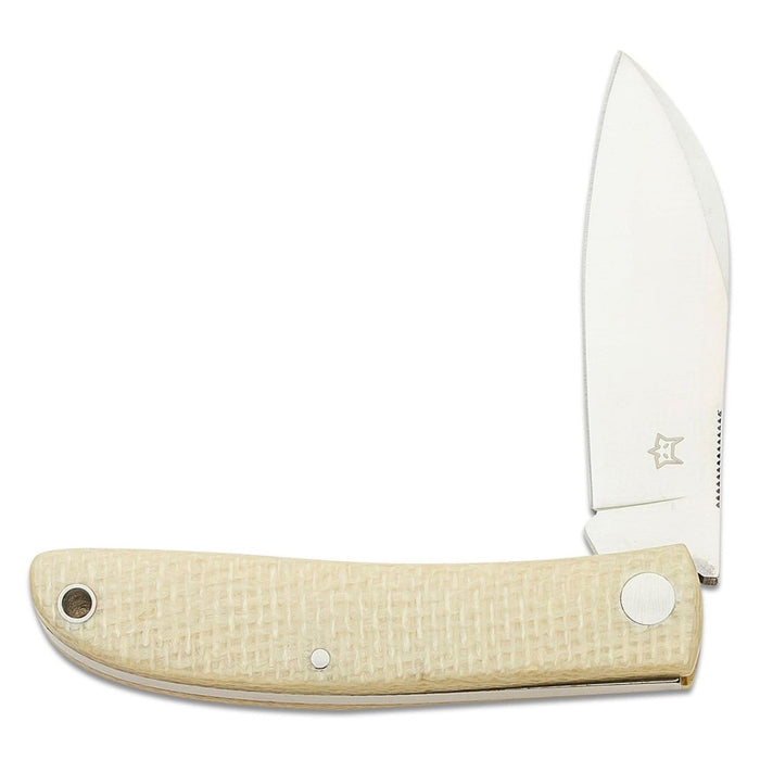 Rävknivar LIVRI Vikbar fickkniv 61 HRC M390 stål Fårfotsform micarta - GoMilitar