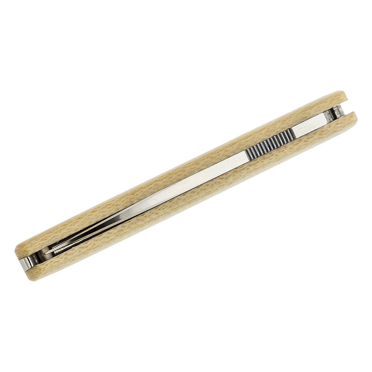 Rävknivar LIVRI Vikbar fickkniv 61 HRC M390 stål Fårfotsform micarta