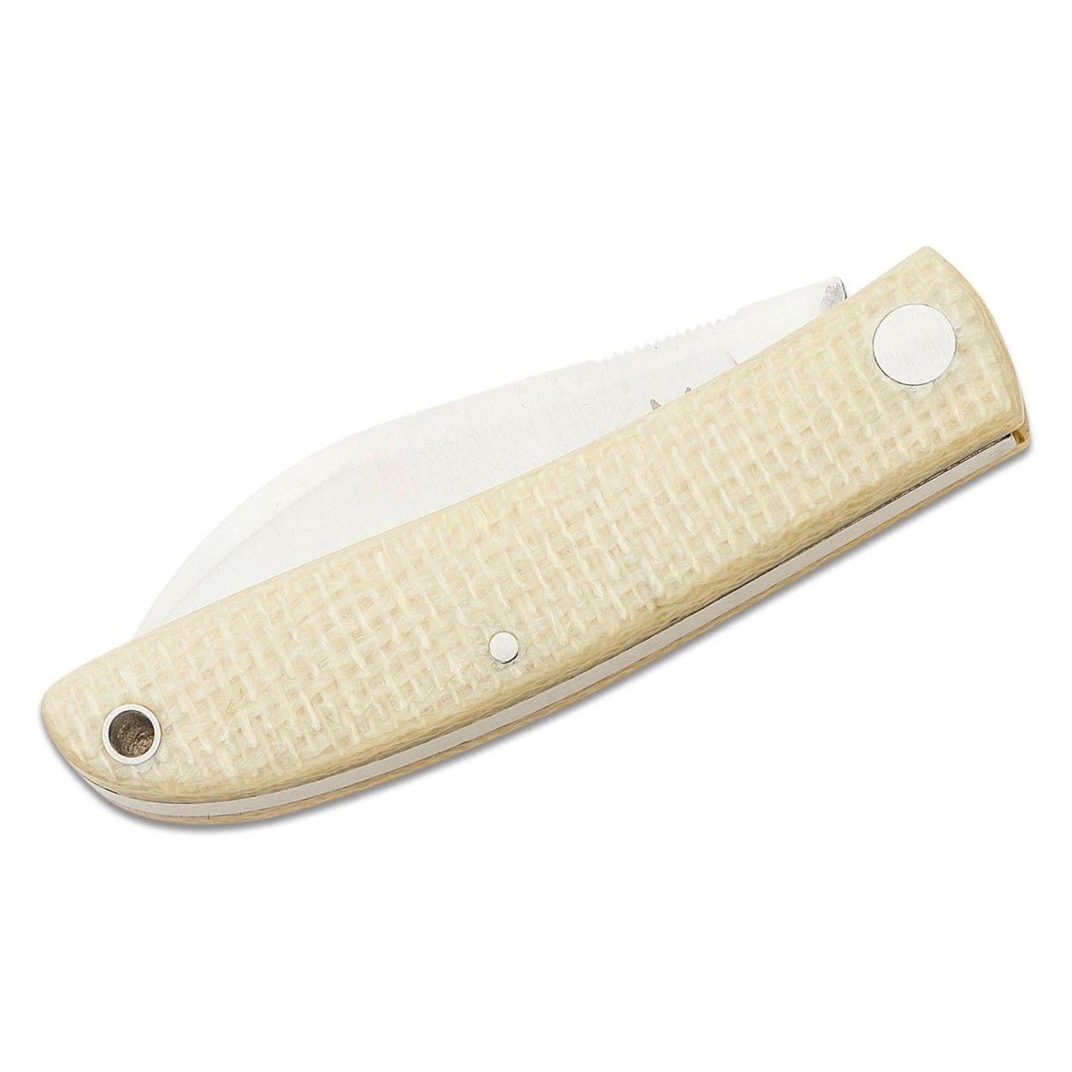 Rävknivar LIVRI Vikbar fickkniv 61 HRC M390 stål Fårfotsform micarta
