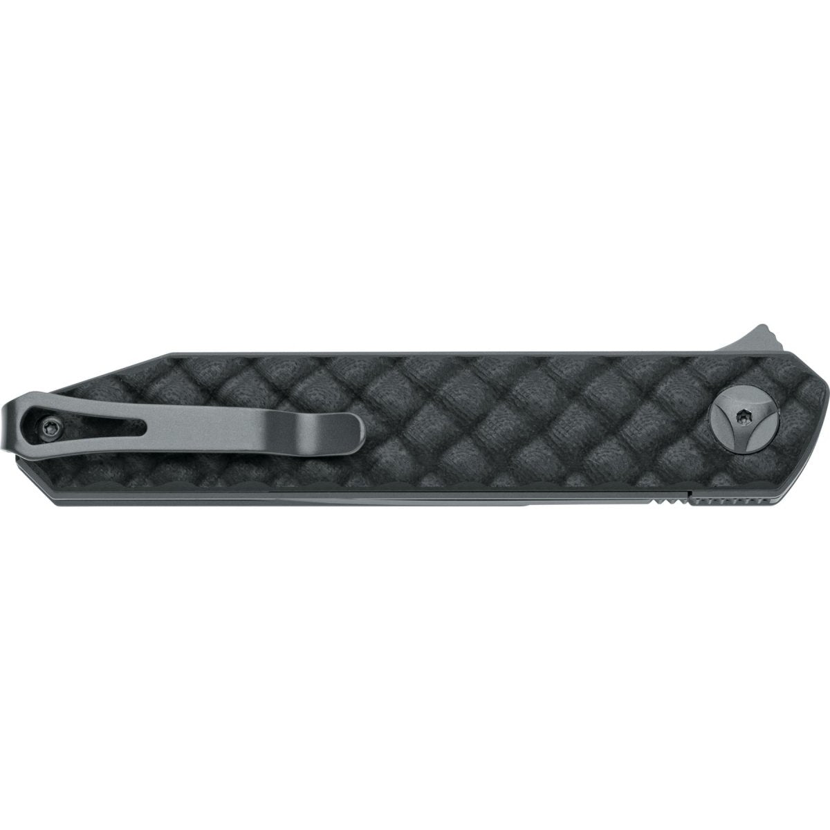 Fox Knives RELOADED vikbar fickkniv 440C stålblad titanbelagd gjord för att hålla
