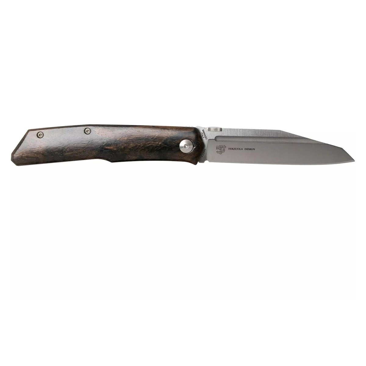 Fox Knives Terzuola Design för herrar fickkniv satinbelagt ziricotehandtag