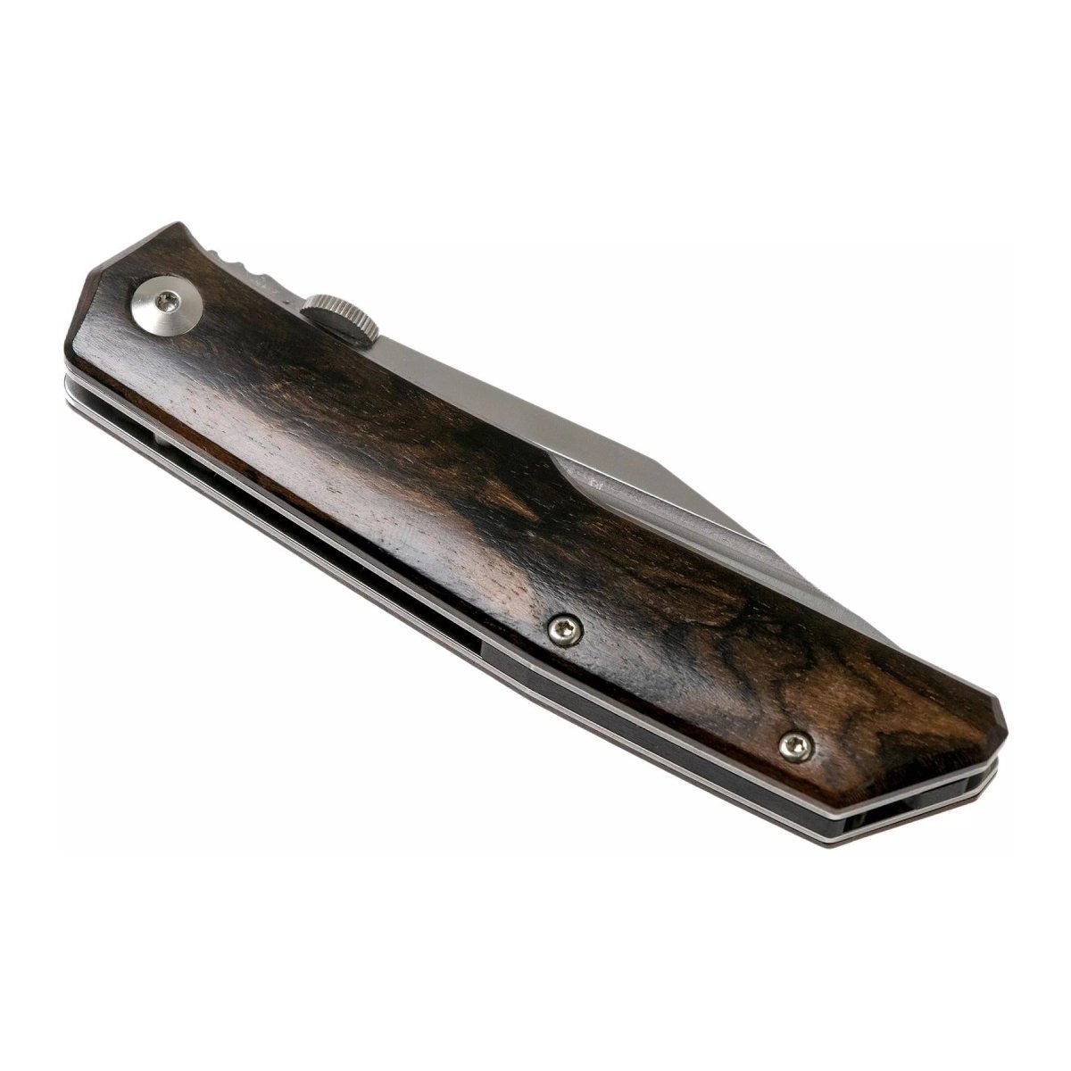Fox Knives Terzuola Design för herrar fickkniv satinbelagt ziricotehandtag