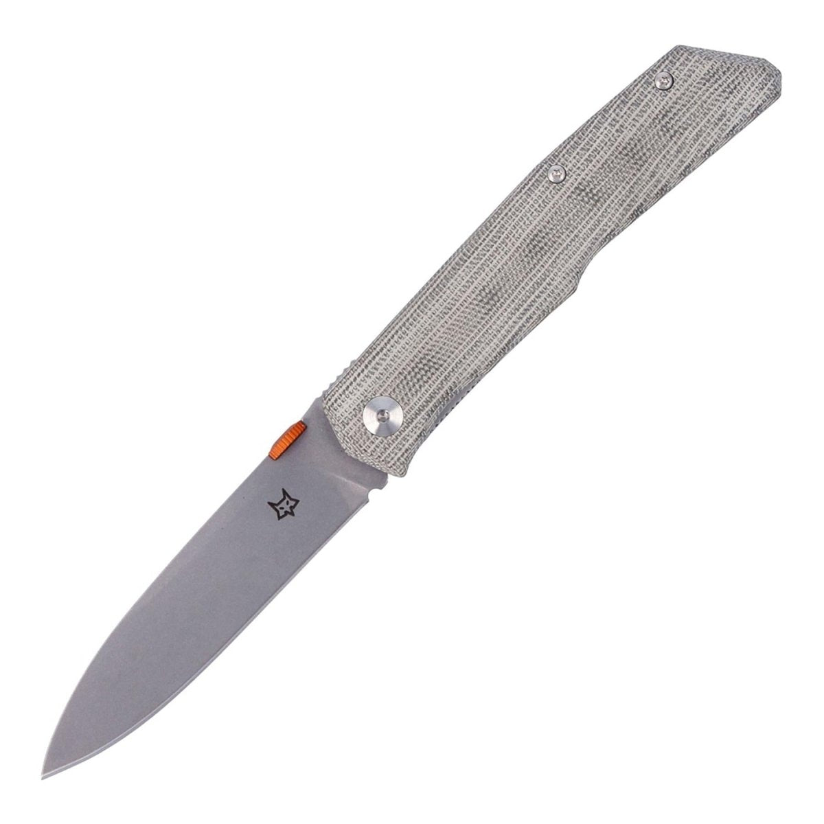Fox Knives THE SICILIAN vikkniv 59HRC BECUT micarta handtag i rostfritt stål