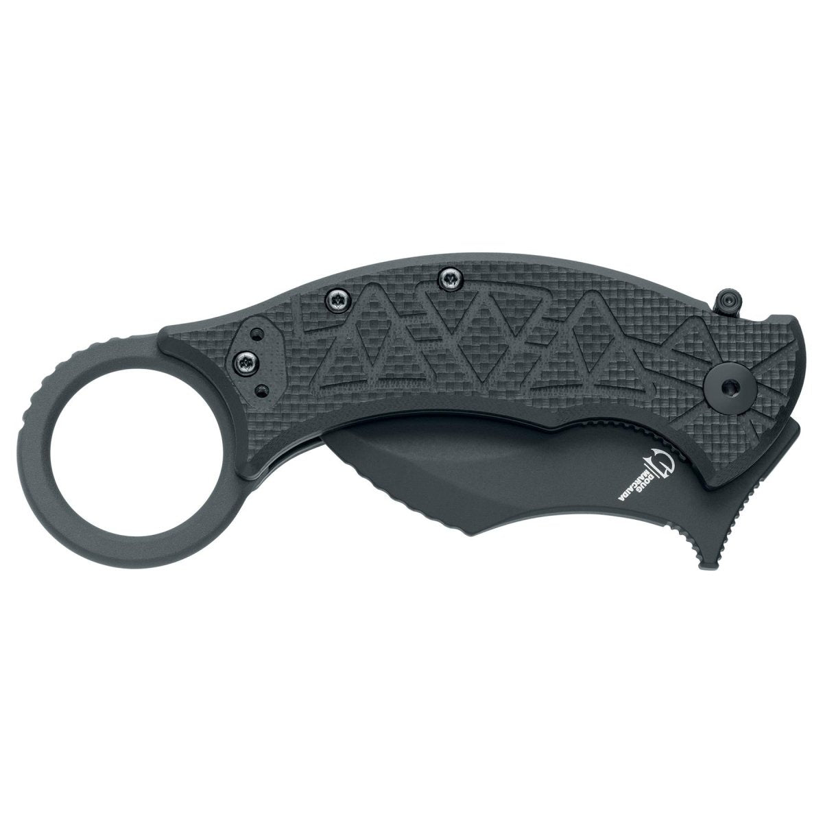 Rävknivar TRIBAL K FX-802 hopfällbar karambitkniv i rostfritt stål N690Co