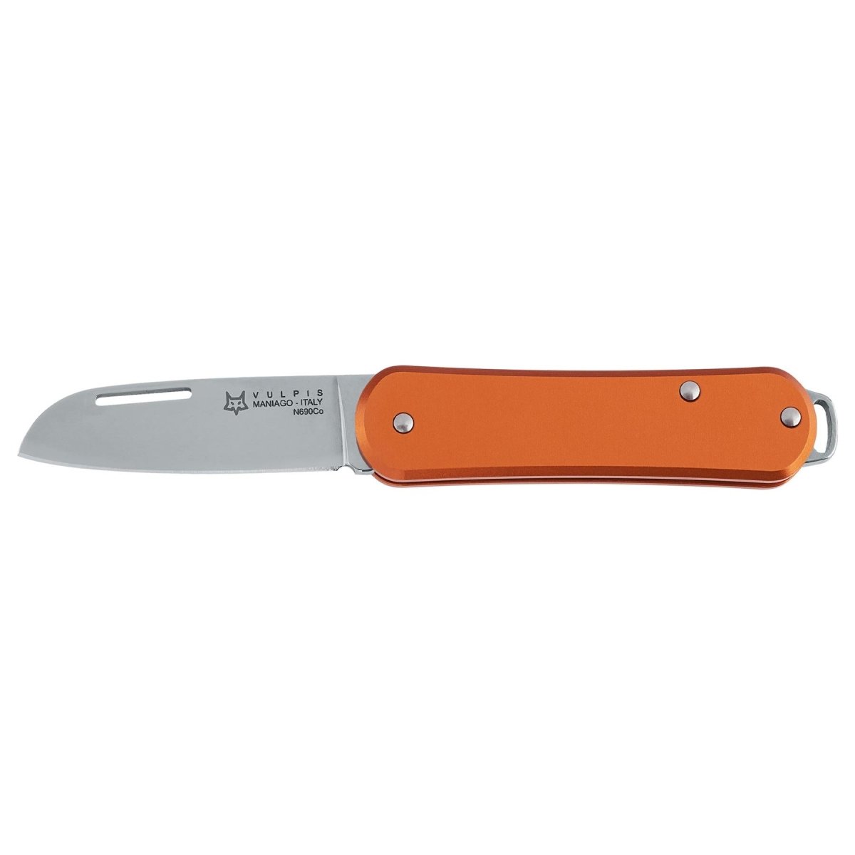 Rävknivar VULPIS FX-VP108 ELLER Fällbar fickkniv Rostfritt stål N690Co Orange