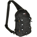 Fox Outdoor Compact Sling Axelväska 5L Vadderad rem Polyester Svart